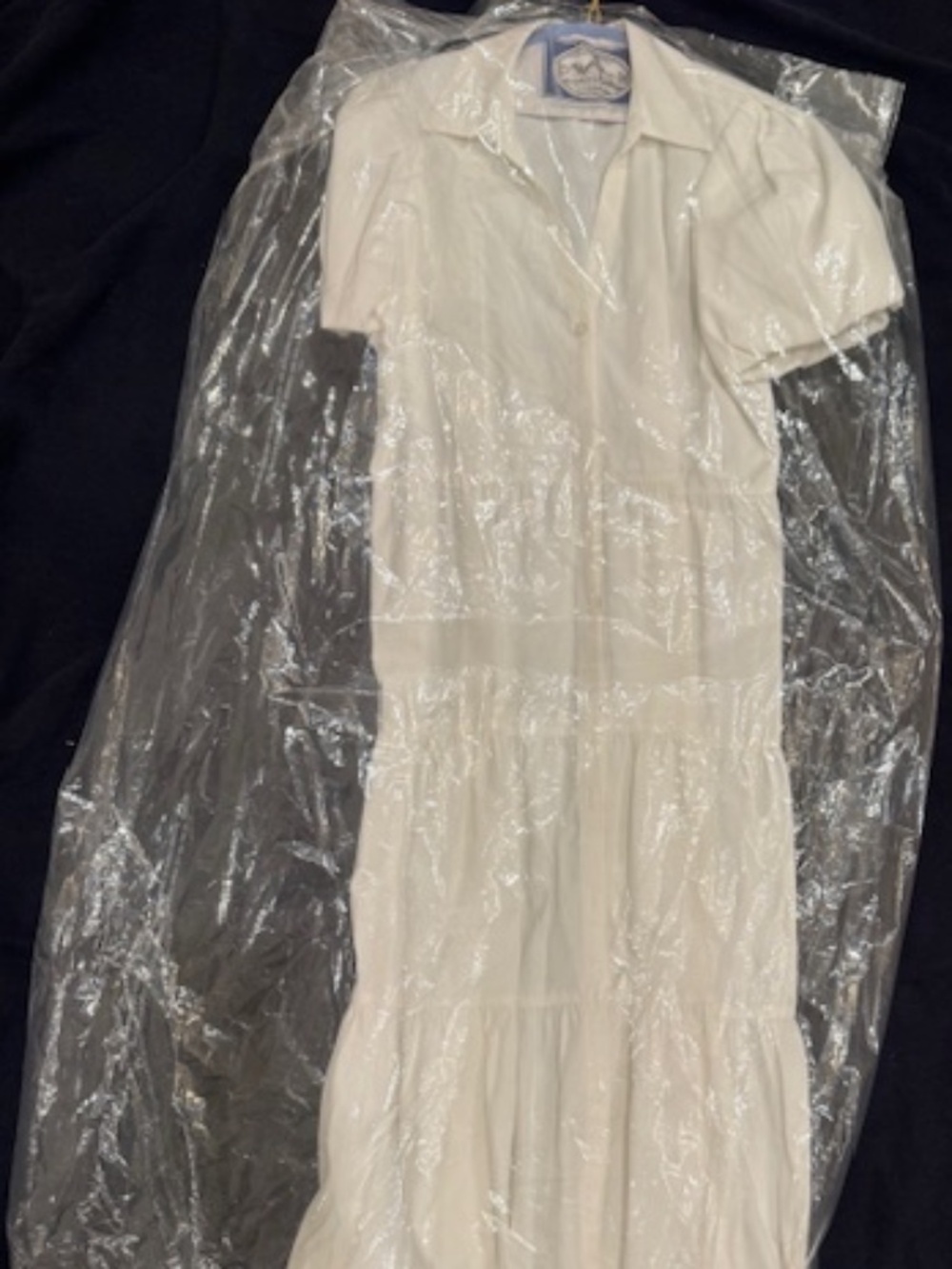 Like new- Worn ONCE! EUC Brochu Walker $348 Havana Dress in Ivory, Medium - Picture 5 of 6